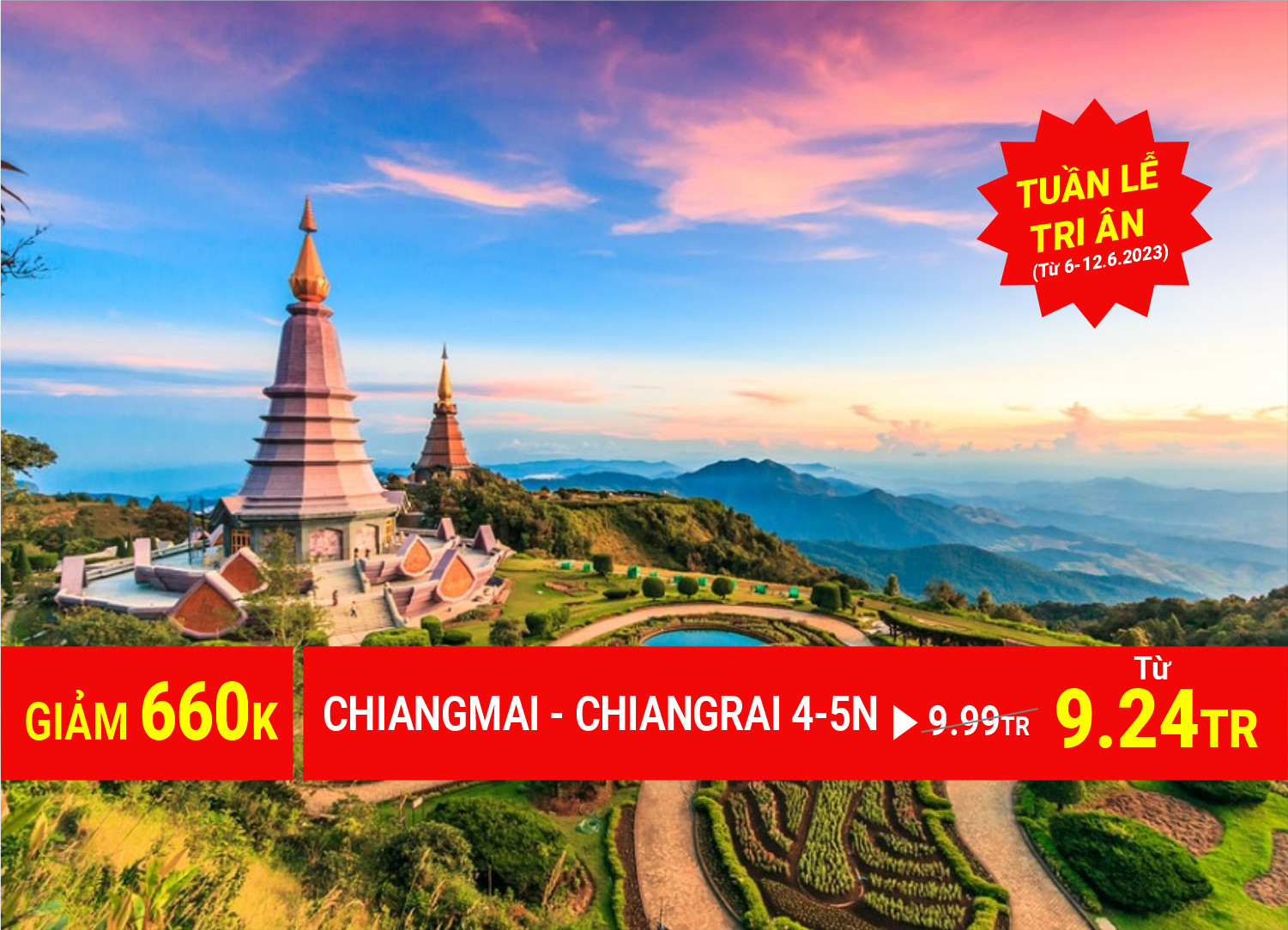 4 NGÀY CHIANG MAI CHIANG RAI